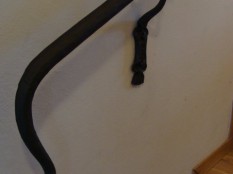kované madlo detail