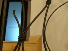 detail kovaného zábradlí, Trutnov
