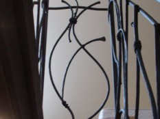 Kované zábradlí detail