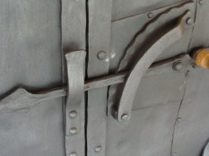 Detail krbových dvířek