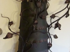 Kryt kouřovodu "strom" detail